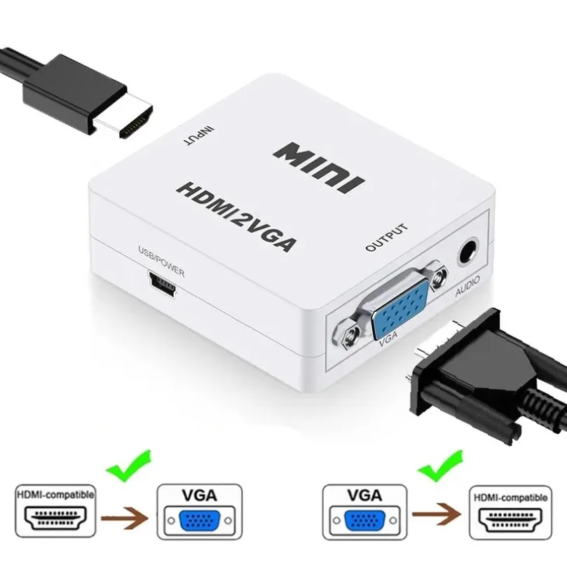 HDMI-kompatibel ZU AV RCA CVSB L/R Video Scaler Adapter HD 1080P Video Box Konverter AV zu HDMI-kompatibel Konverter Unterstützung PAL Image