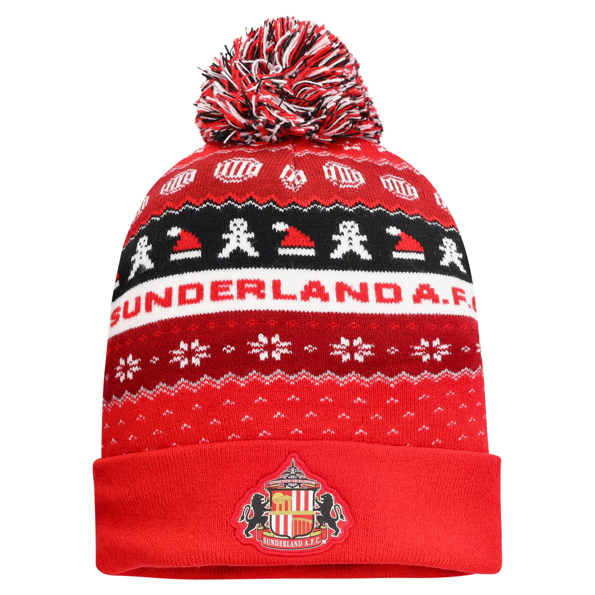 Sunderland Weihnachtsmütze mit Bommel - Rot - Erwachsene Image