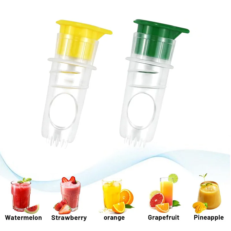 2PCS Manual Lemon Juicer Portable Mini Lemon Squeezer Citrus Juicer Reamer Hand Held Easy Juicer for Lemon Orange Limes Citrus