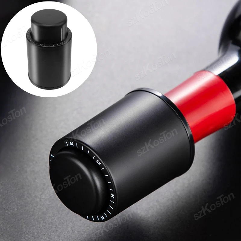 Wine Plug Vacuum Retain Freshness Memory Storage Champagne Stopper Red Wine Stopper Wine Bottle Cap Leak-Proof Sealing