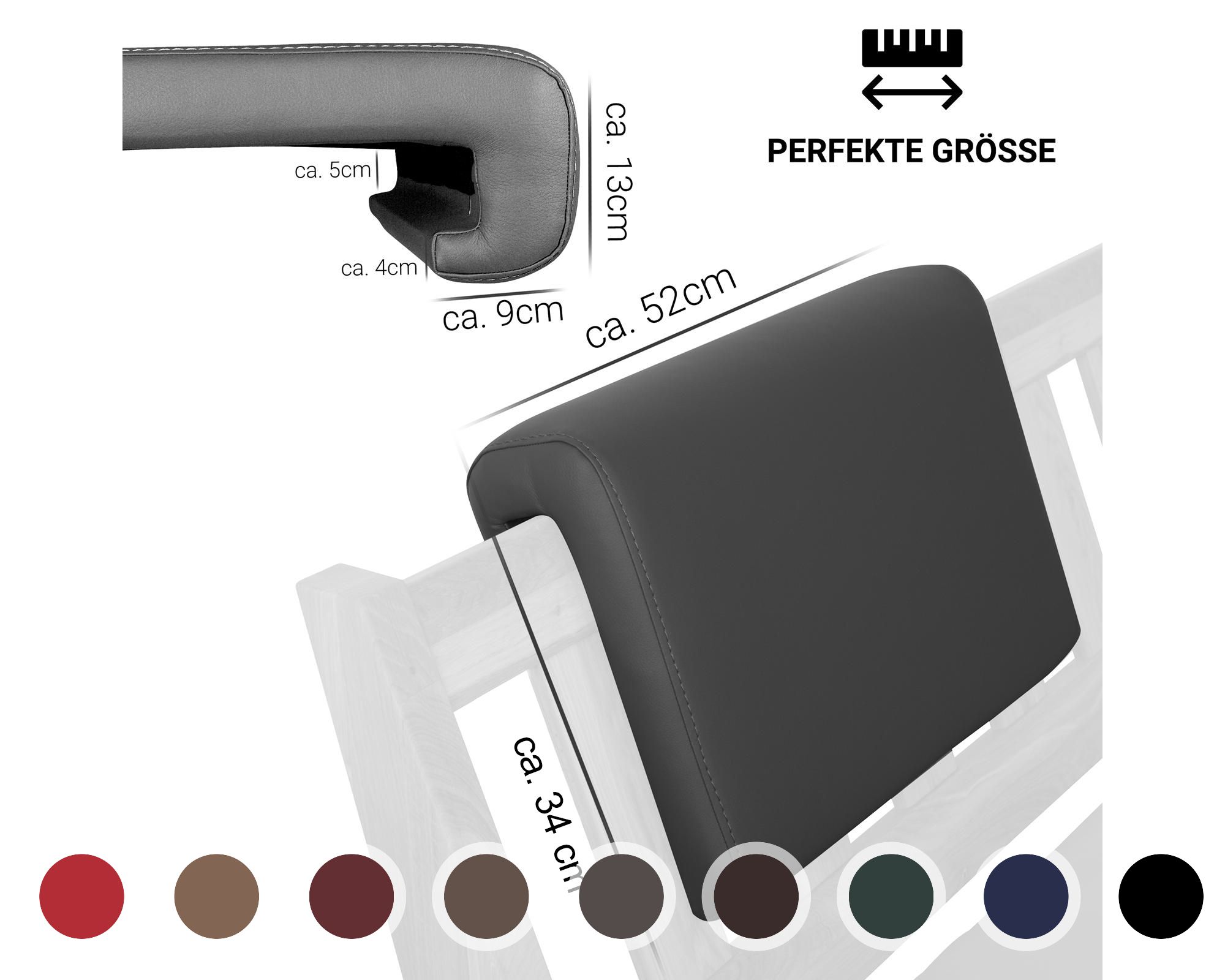 BlackWood »Dolce Vita IV BLACK-EDITION« Massivholzbett 200x200 cm / Wildeiche schwarz / mit Kissen 2er-Set Image