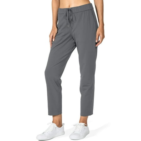Women s 7/8 Stretch Ankle Pants â€“ High Waist Golf & Travel Pants with Deep Pockets Athletic Lounge Sweatpants for Work Casual Multi-Sport Wear 2025