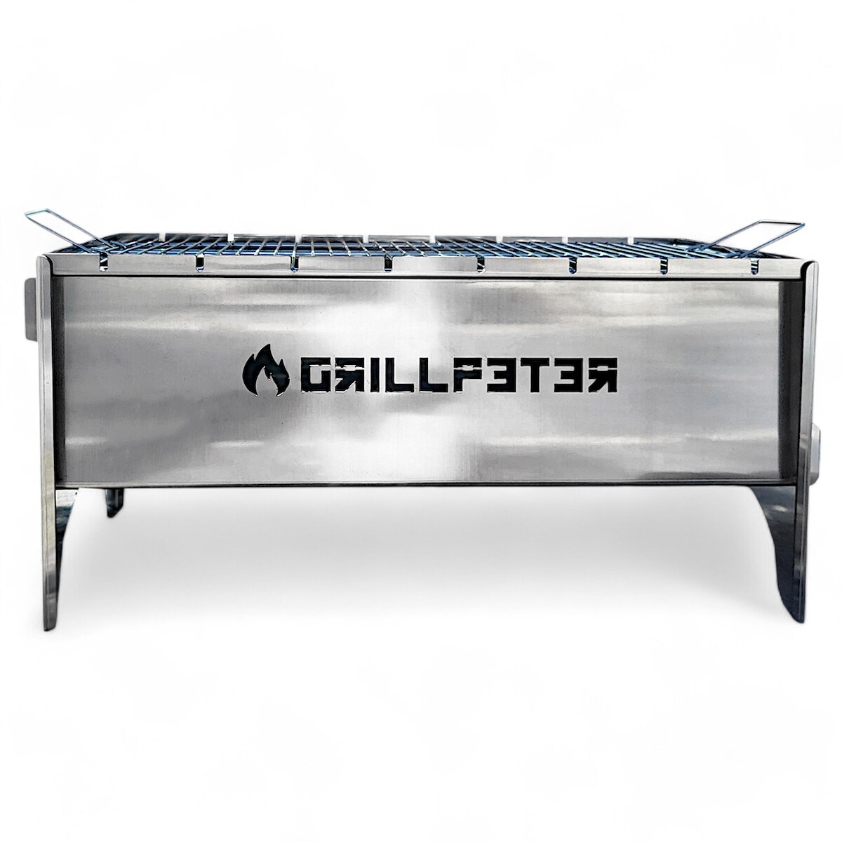 Grillpeter Mangal Anar Deluxe 2mm Campinggrill aus Edelstahl Schaschlikgrill Image