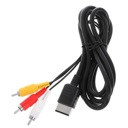 1.8M/6FT Full Pin Composite RCA AV Cord Stereo Composite Audio Video TV Adapter Cable For Dreamcast for DC AV Cable