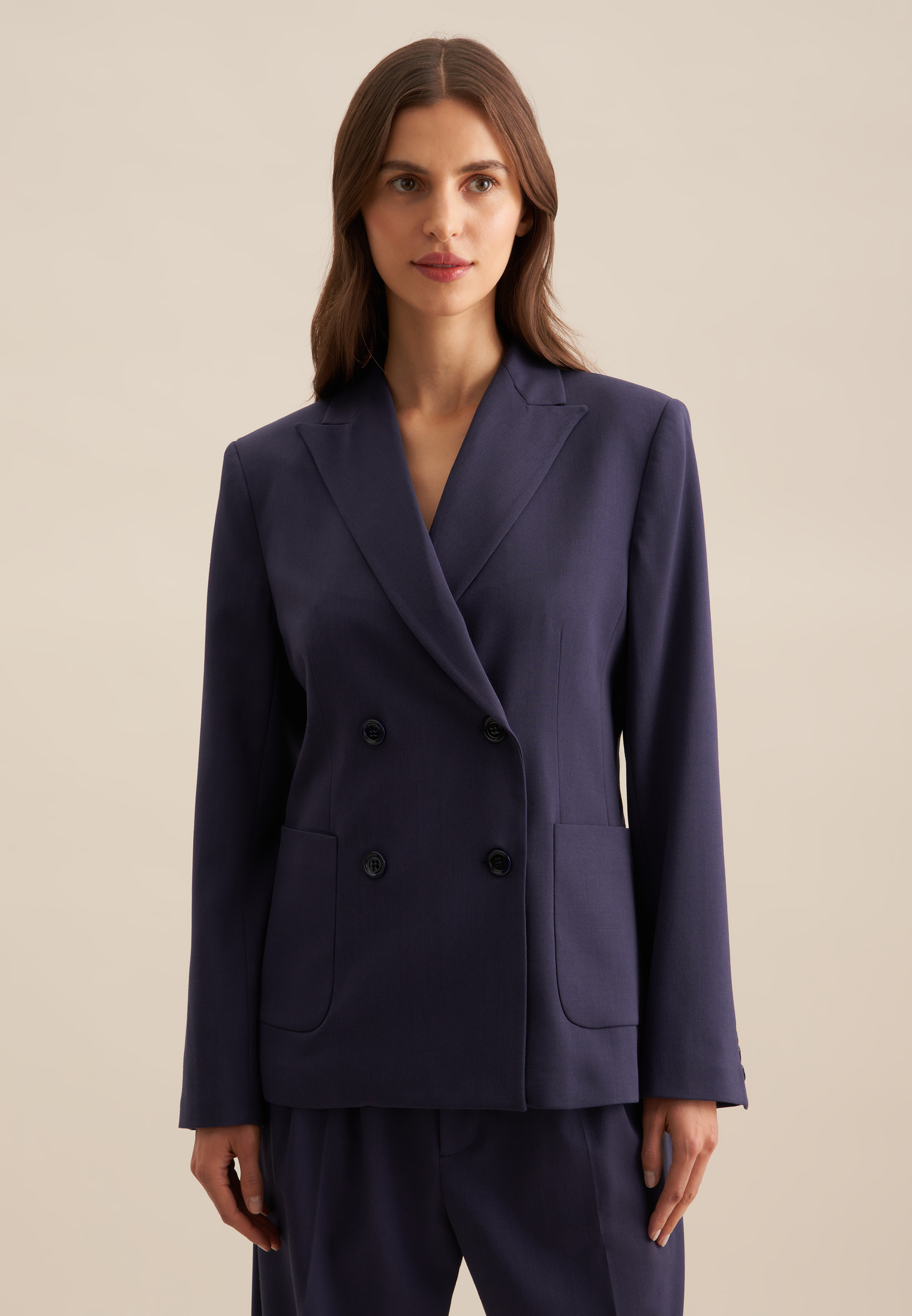 Blazer Damen Dunkelblau Image