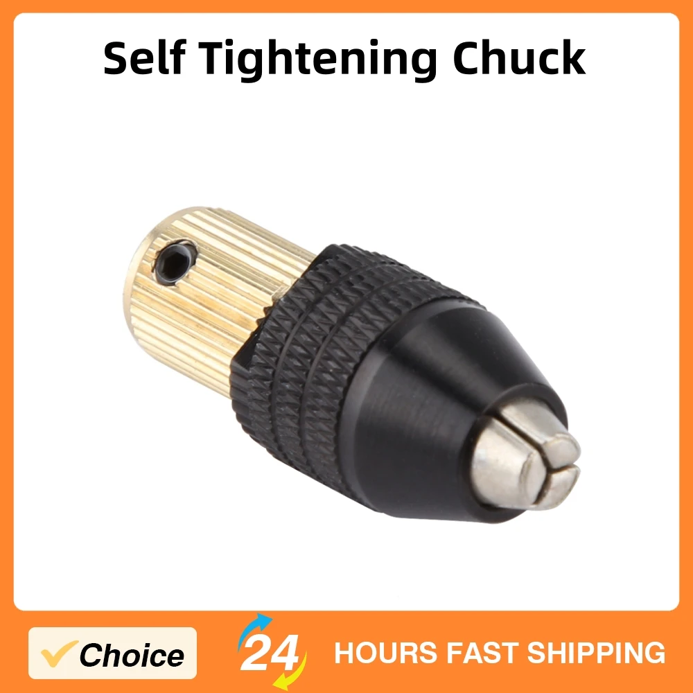 Miniatur selbstspannendes Bohrfutter Bohrfutter 0,3–3,4 mm elektrisches Bohrfutter drehbares Werkzeugfutter Mini-Bohrfutter Zubehör Image