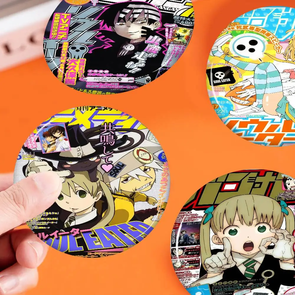 Anime Soul Eater Anime Taste Pin Handgemachte Brosche Für Kleidung Cartoon Abzeichen Rucksack Dekoration Schmuck Zubehör Image