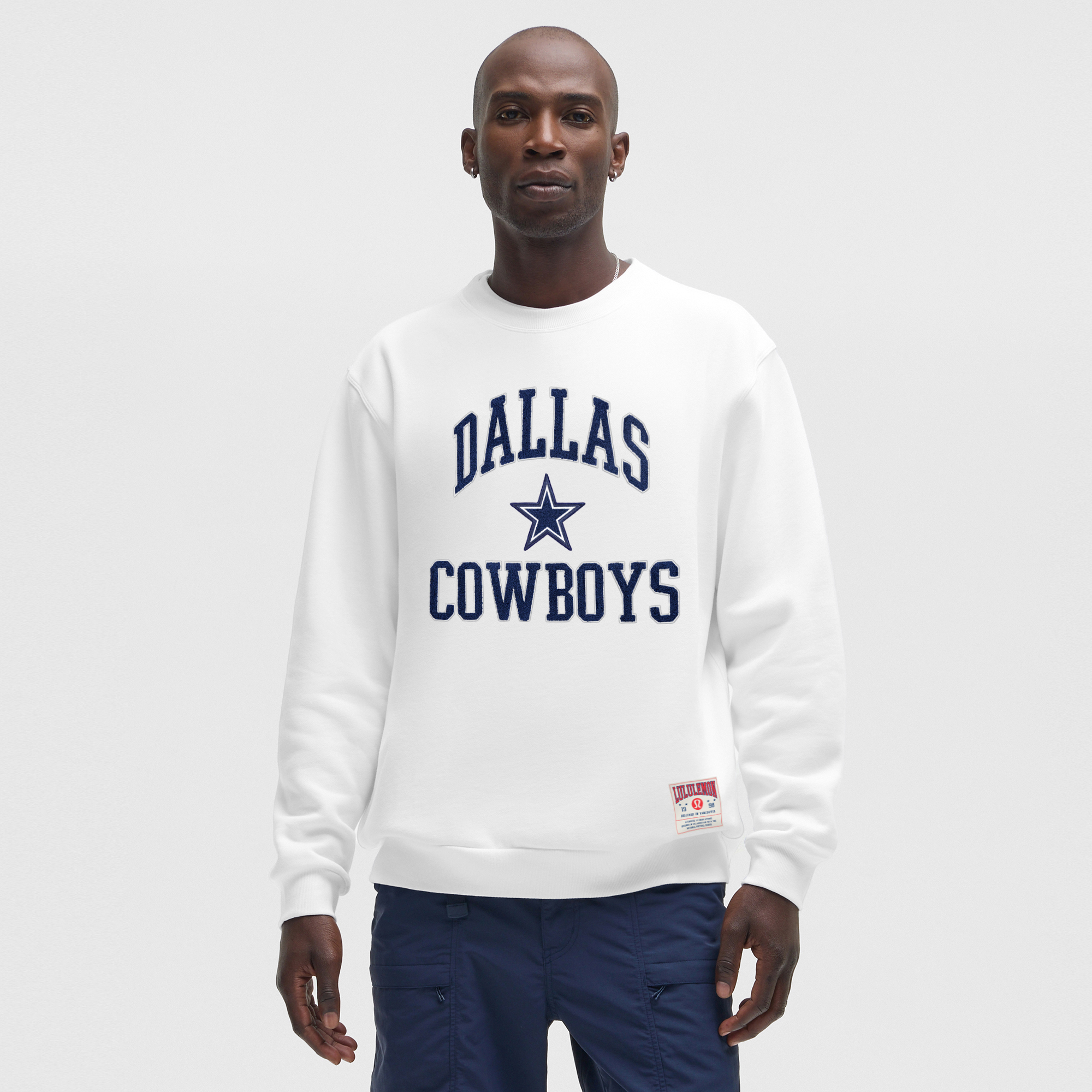 "Weißes Dallas Cowboys Steady State Sweatshirt für Herren von lululemon" Image