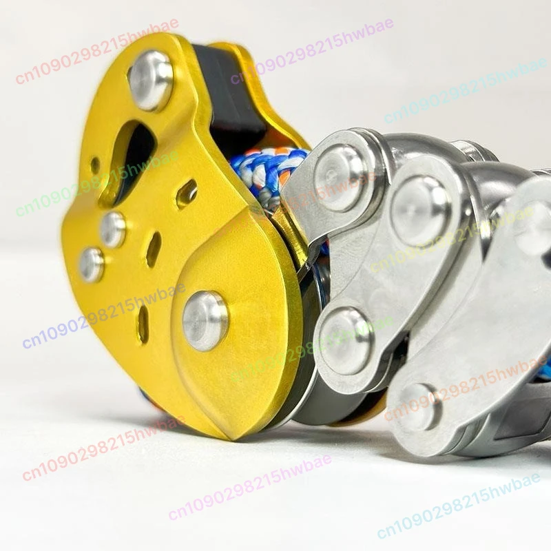 Absturzsicherungsgerät mit einer Kapazität von 150 kg | Rettungsausrüstung zum Klettern auf Seil | Sicherheitsausrüstung für Baumpfleger/Luftarbeitsbehörden Image