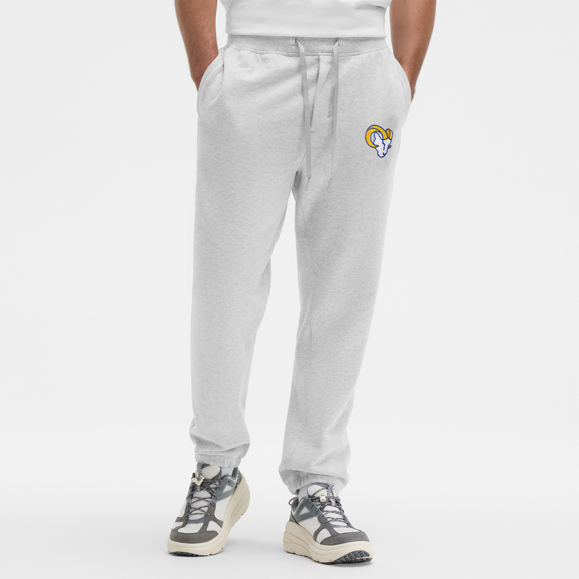 lululemon Heathered Silver Drop Los Angeles Rams Steady State Jogger für Herren Image