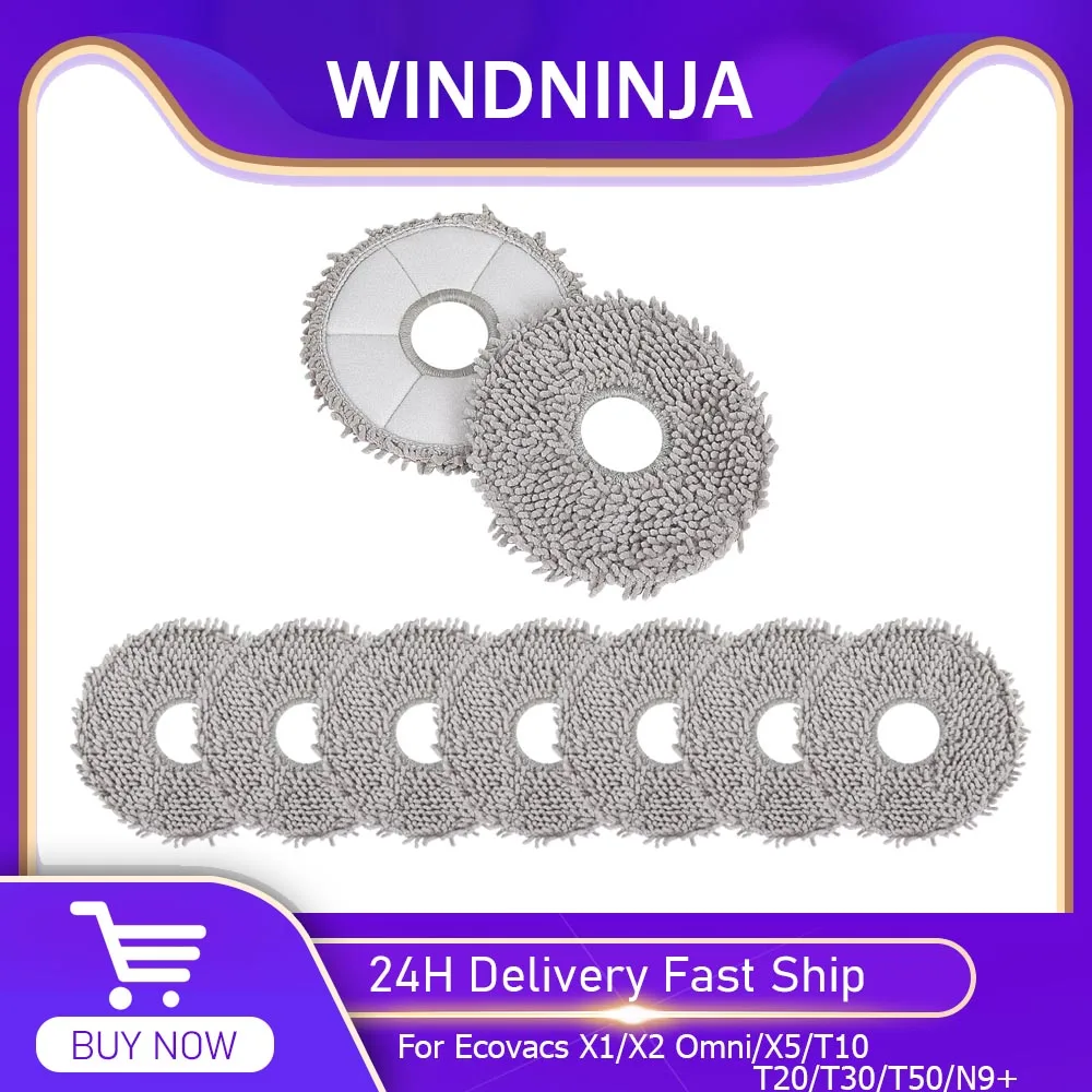 Mopp Tuch Pad für ECOVACS Deebot X1 Omni X2 Omni T30 Pro Omni X1 X2 T5 T50 T10 T20 Omni T30s Combo Mopp Roboter Staubsauger Teil Image
