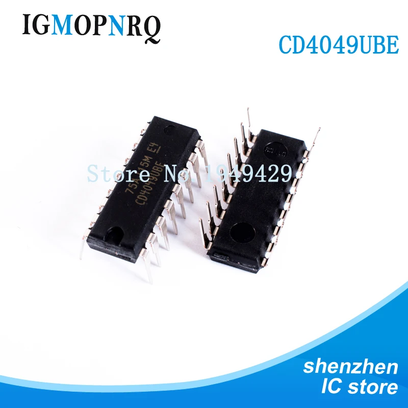 10PCS CD4049UBE DIP16 CD4049 CD4049BE Puffer und Leitungstreiber Hex Inverting Neu Image