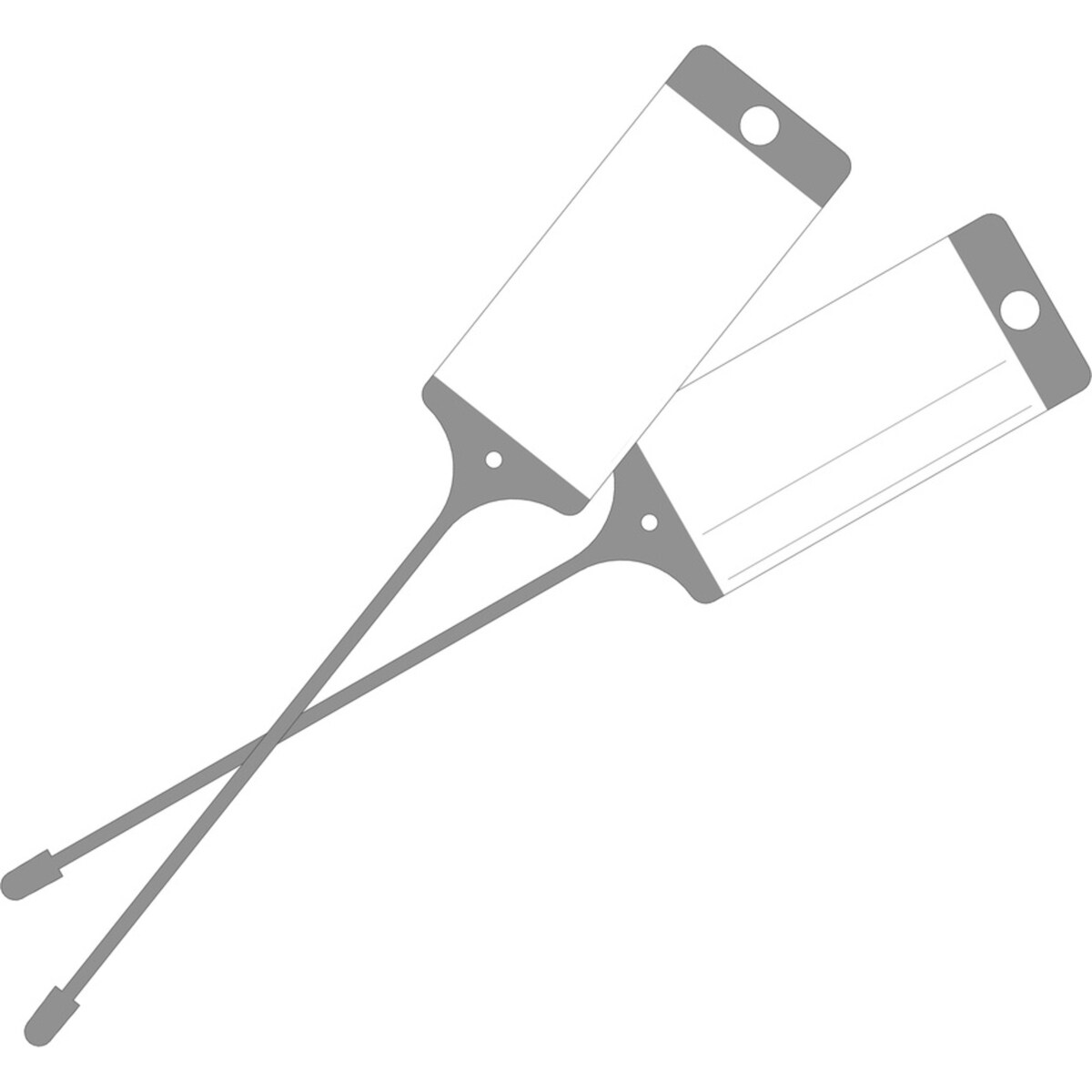Eichner Warenanhänger 9219-00779 neutral hgr 100 Stück Image