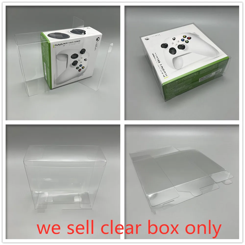 PET Box Protector For XBOX ROBOT WHITE Transparent Collect Boxes For Xbox Series X Handle Game Shell Clear Display Case