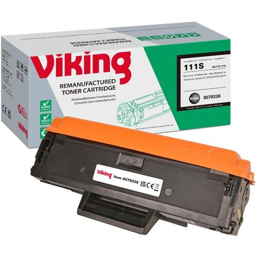 Viking MLT-D111S Kompatibel Samsung Tonerkartusche MLT-D111S/ELS Schwarz Image