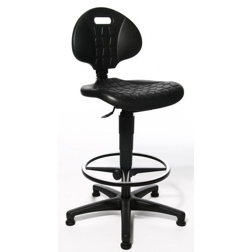 TOPSTAR TEC 20 Counter Zeichenstuhl Kunststoff Ohne Armlehnen Schwarz 110 kg 5 Rollen Image
