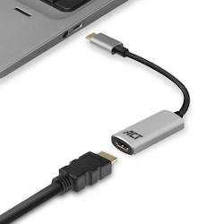 Act AC7010 1 x USB C Stecker auf 1 x HDMI Weiblich Adapter 0,15 m Grau Image