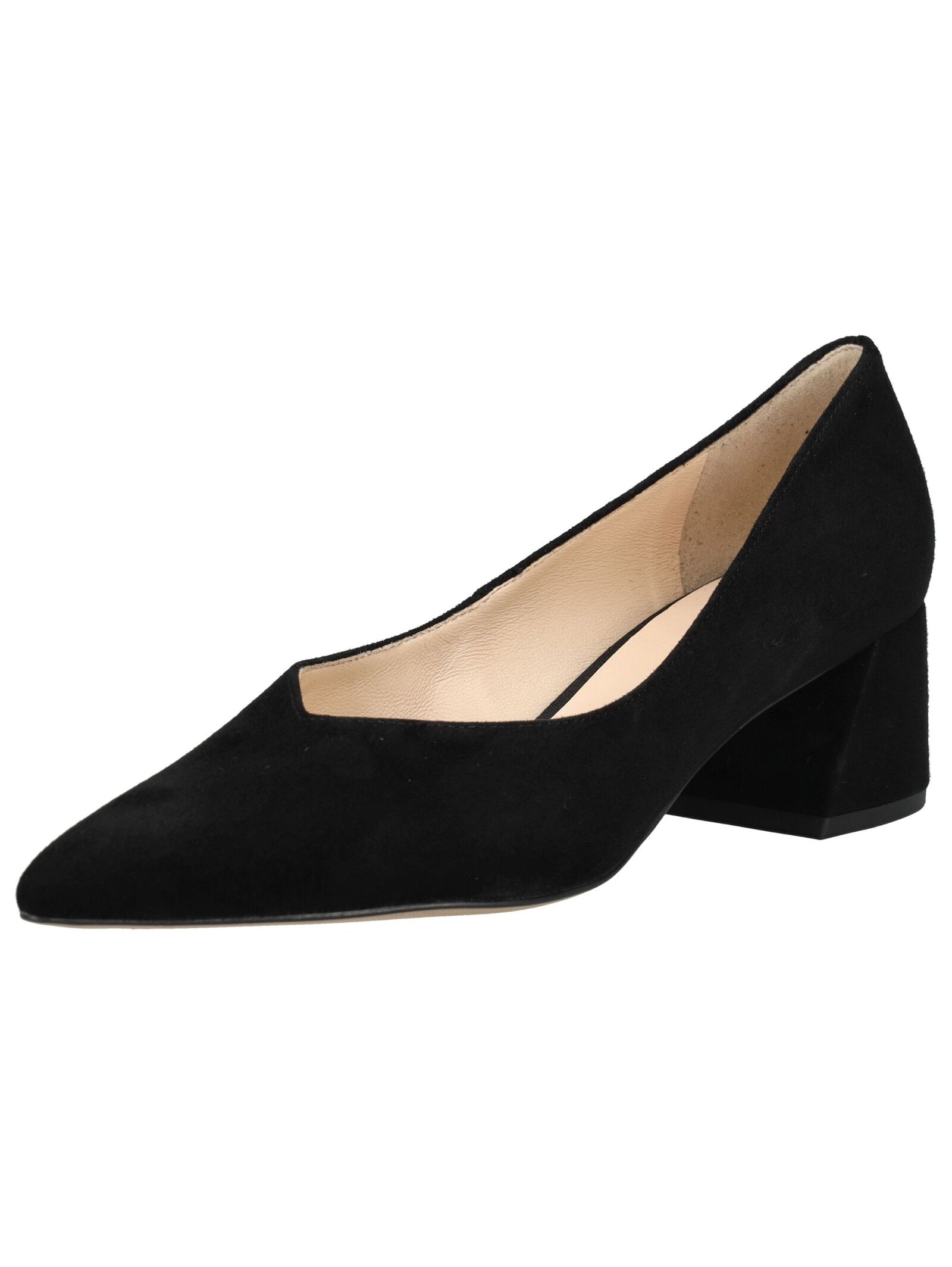 Pumps HÖGL "Högl Pumps Veloursleder", Damen, Gr. 36, schwarz, Veloursleder, Schuhe Pumps