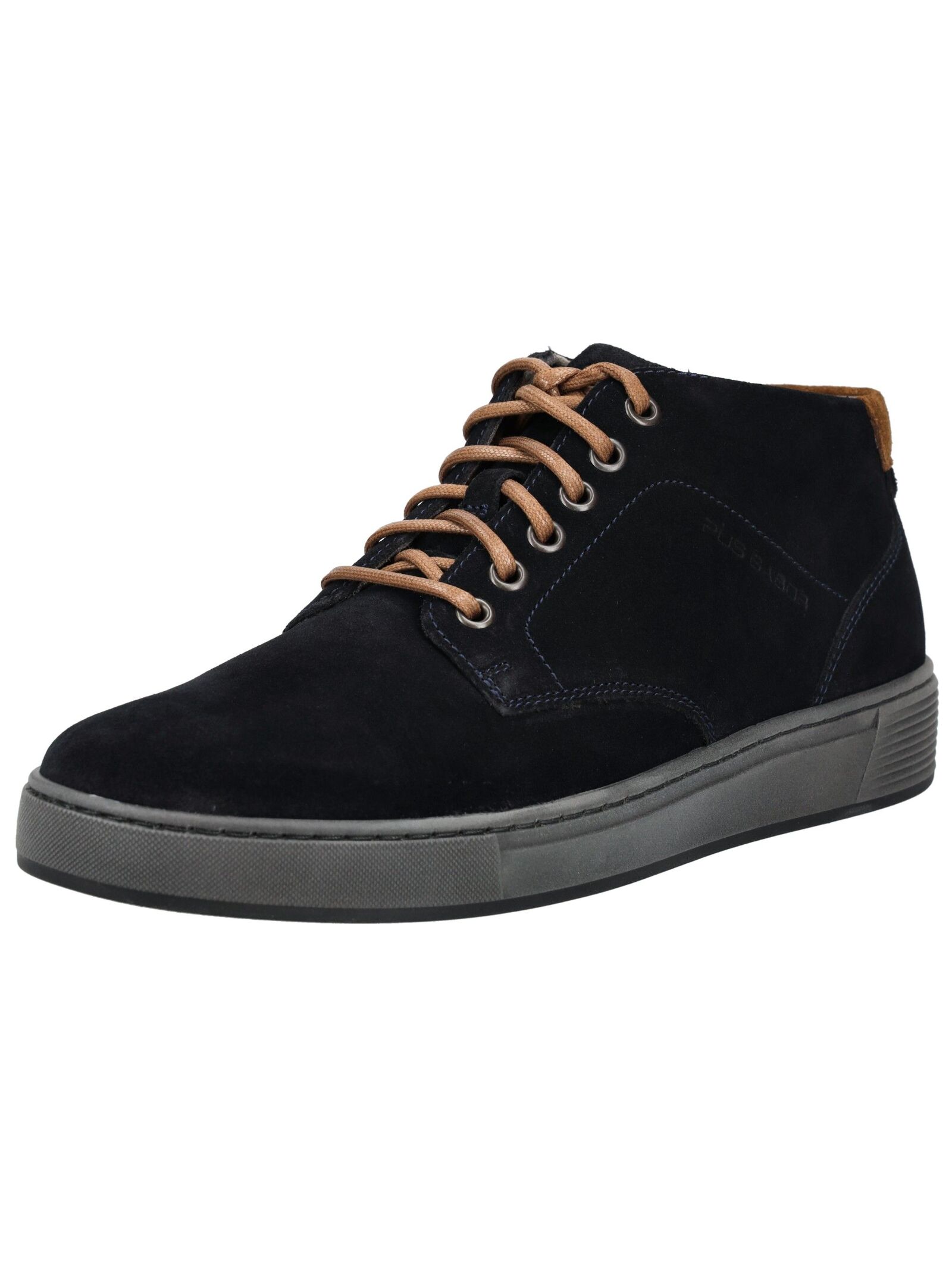 Sneaker PIUS GABOR "Pius Gabor Sneaker Veloursleder", Herren, Gr. 42, blau (dunkelblau), Veloursleder, Schuhe Sneaker