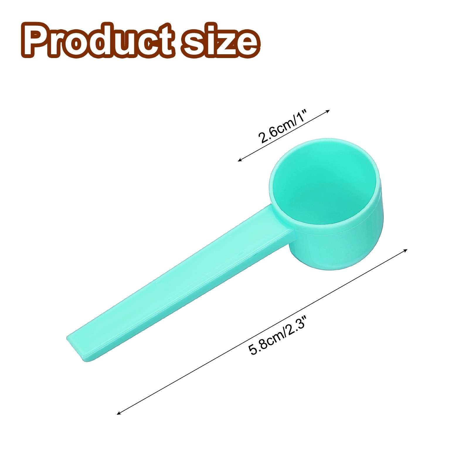 Measuring Spoons, Plastic Coffee Scoops Teaspoon for Coffee Bean Spices Sugar Powder - 2 inch