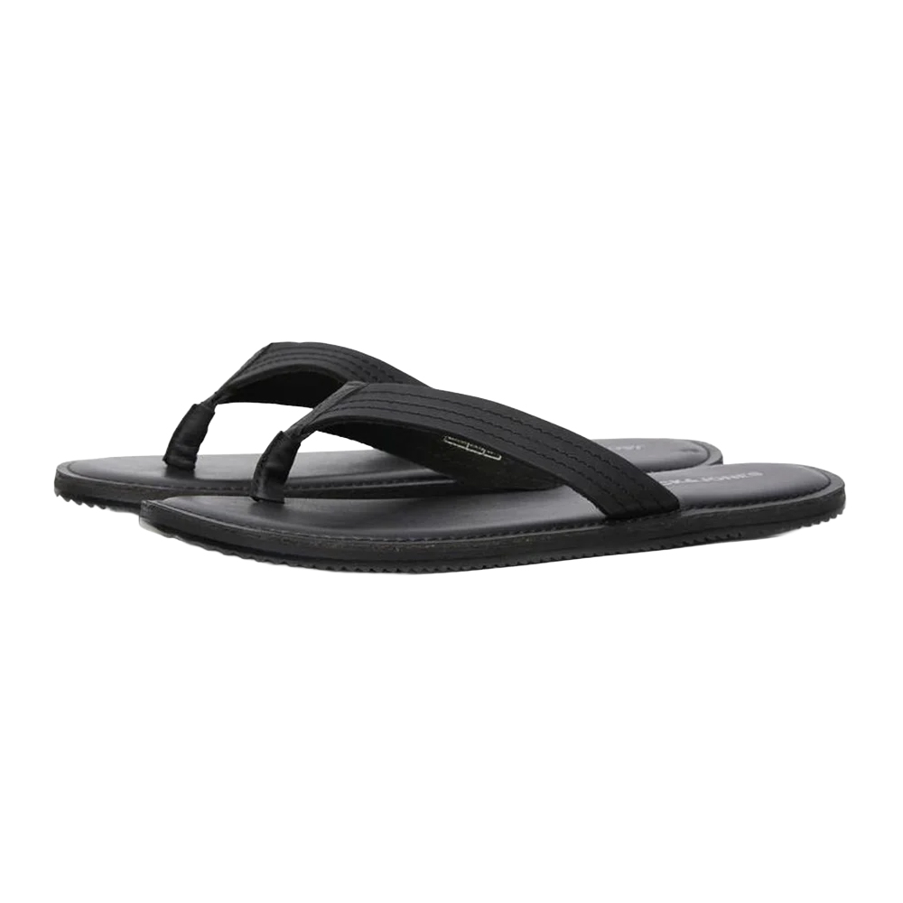 Jack And Jones - Herren Flipflops "Washton", Leder (Anthrazit) Image