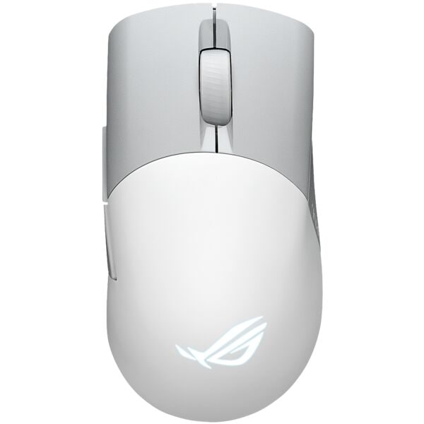 Asus Gaming Maus ROG Keris Wireless AimPoint weiß weiß, 6.2x3.9x11.8 cm
