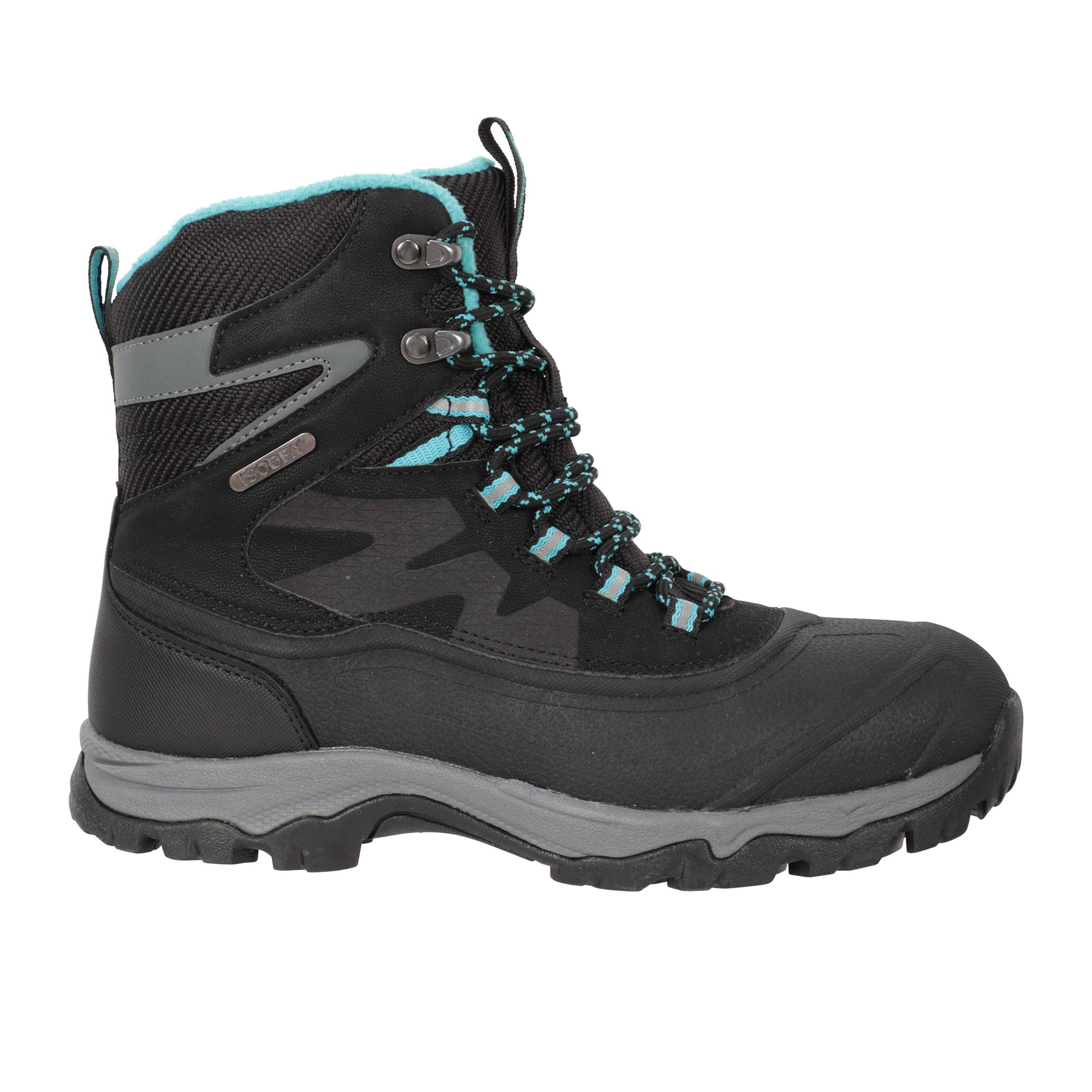 Mountain Warehouse Damen Ultra Piste Basher II Wasserdichte Schneestiefel (Schwarz) Image