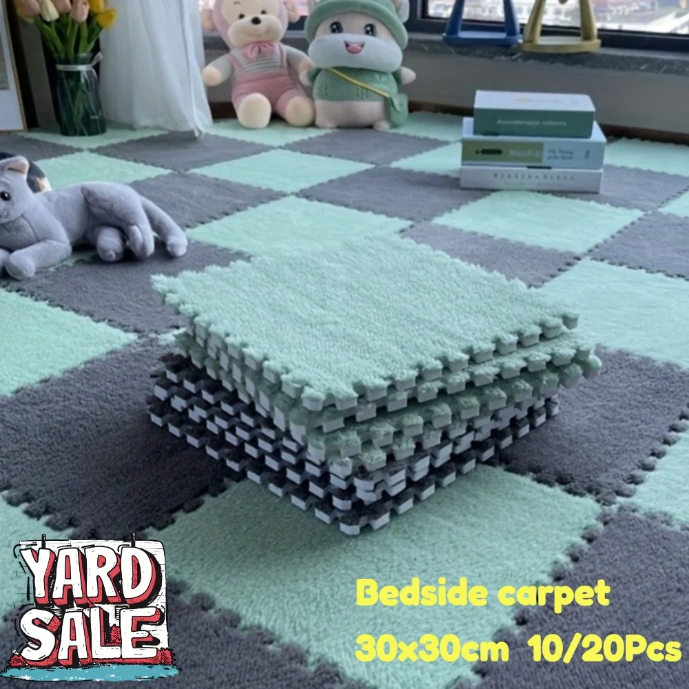 10/20 Stück Baby-Spielmatte, vollständige Abdeckung, ineinandergreifende Bodenfliesen, weiche, rutschfeste Bodenbelag, Nachttischmatte, Fußmatte, Design-Enthusiasten