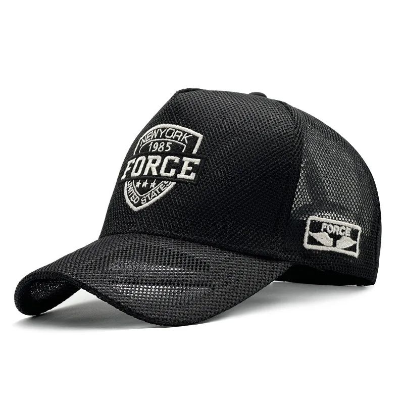 Herren Mesh Baseball Cap Sommer Atmungsaktive Sport Papa Hut Outdoor Einstellbar Casual Trucker Cap Image