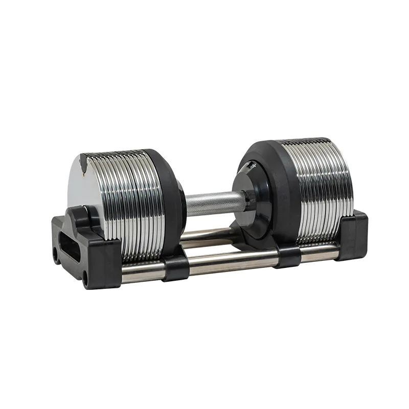 Heißer Verkauf Einstellbare 20-40 kg Multi-gewicht Galvanisierte Hantel Nicht-slip Griff Stahl Hantel Einstellbare Set gewicht 32 kg/70lbs