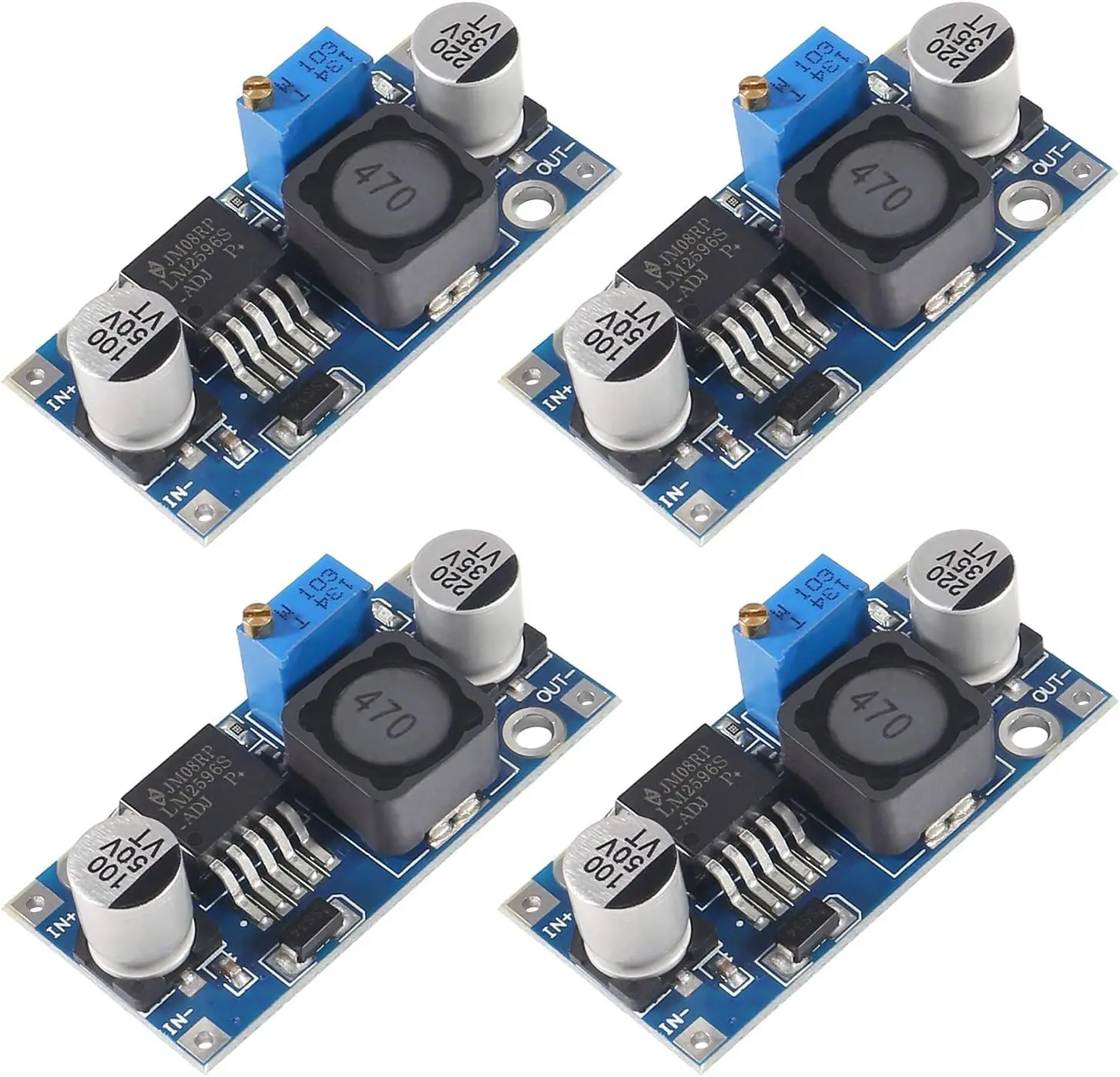 1/10PCS LM2596 DC-DC Buck Converter Spannungsregler 3,2 V-46 V zu 1,25 V-35 V Buck Converter Netzteil Step Down Modul Image