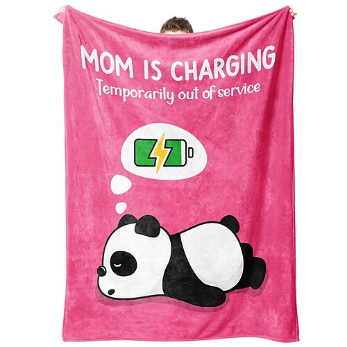 Fleecedecken Überwurfdecke für die Couch Geschenk Mama Klassisch Modern 3D Sofa Bett Dekorative Decke Warme Decke Wohndeko Image
