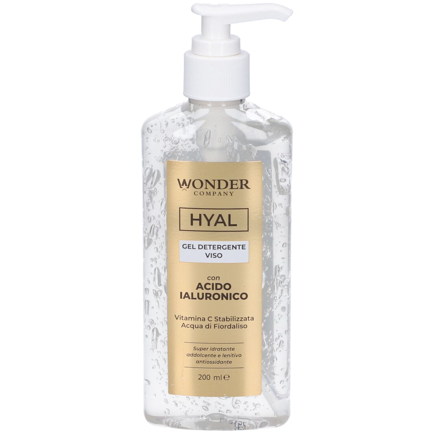 Wonder Routine Gel Detergente Acido Ialuronico Vitamina C 200 ml deter