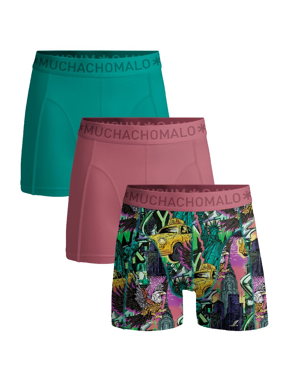 Muchachomalo Jungen Boxer Shorts - 3er Pack - Jungen Unterwäsche Image