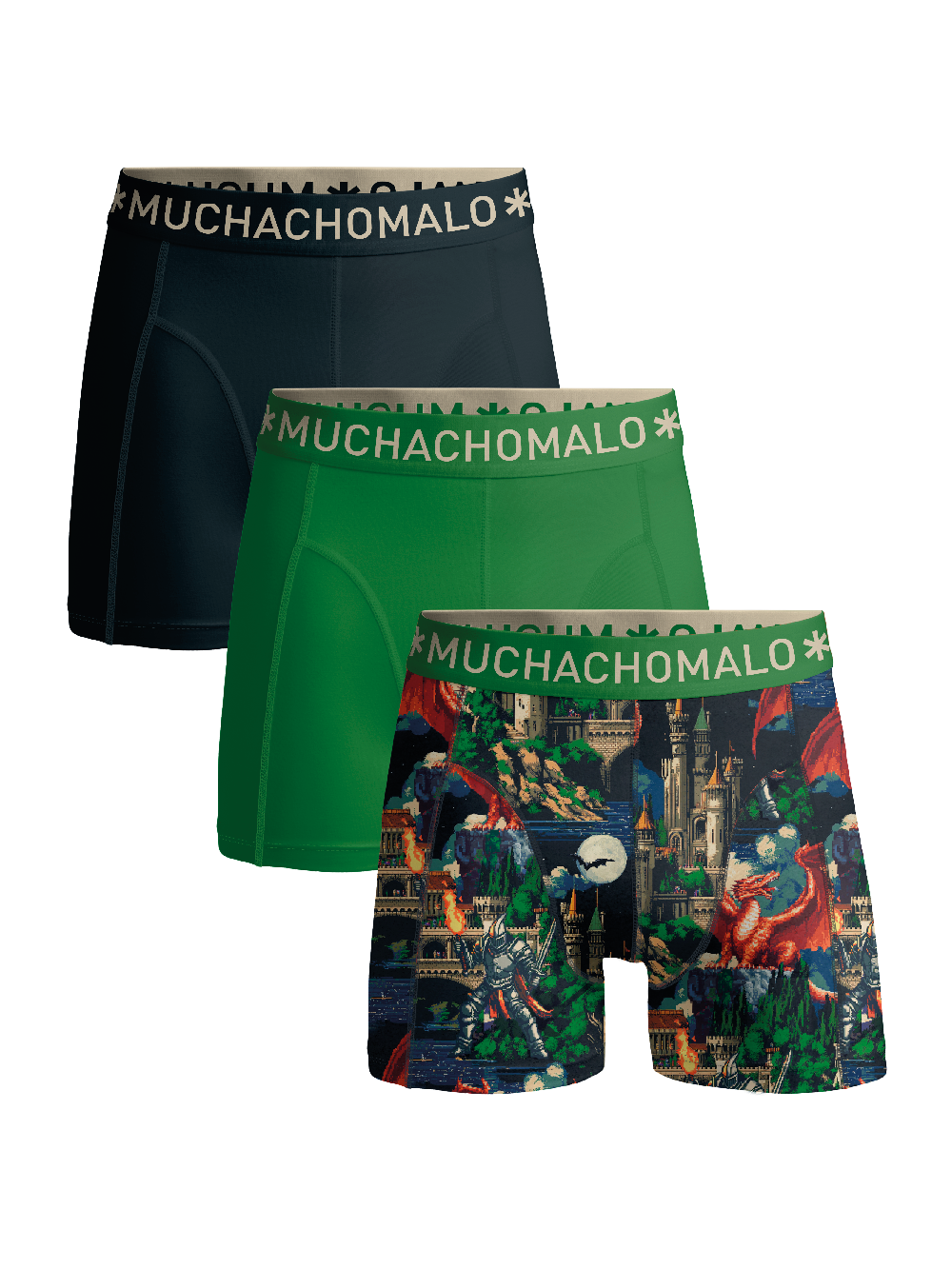 Muchachomalo Jungen Boxer Shorts - 3er Pack - Jungen Unterwäsche Image