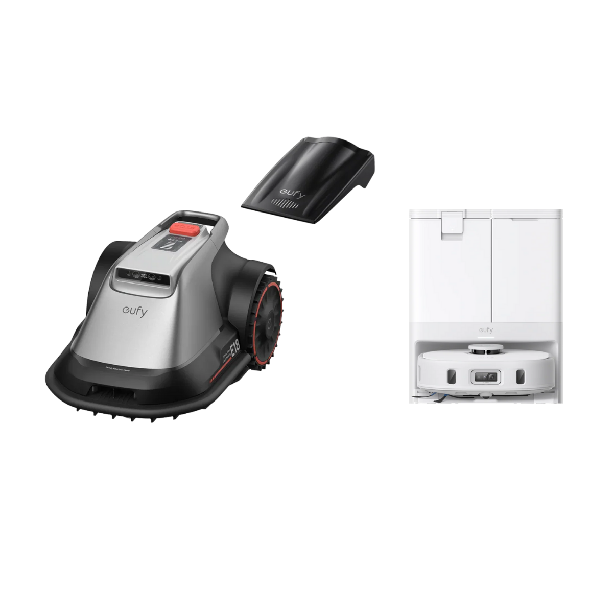 eufy Mähroboter E18+eufy Saugroboter Omni X10 Pro (Weiß) Image