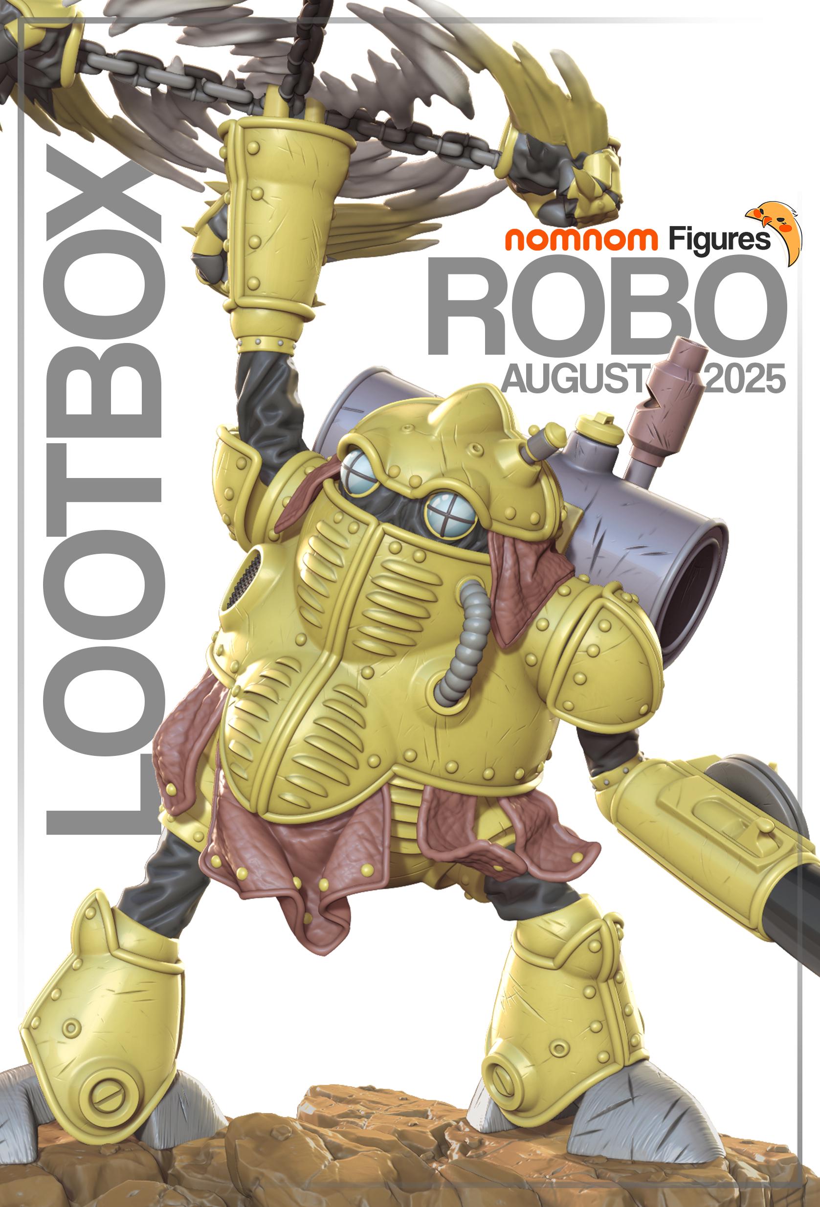Robo- Chrono Trigger / 14K / scala 1:10 / figura stampata in 3D / da assemblare / disponibile dipinta o non dipinta.