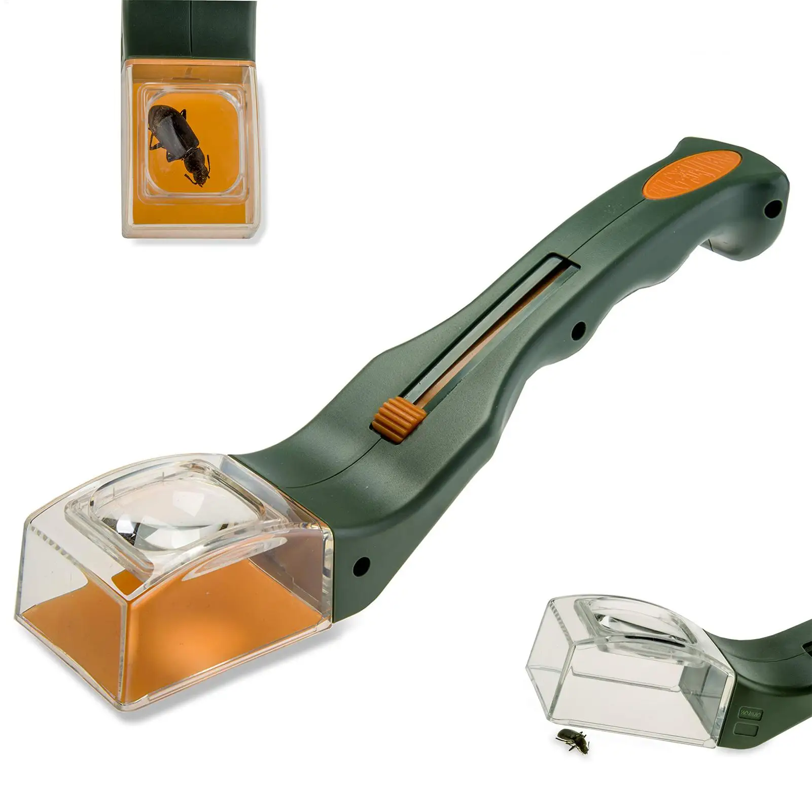 Fliegenfangwerkzeug und Lupe, Schnellverschluss-Vergrößerungsgerät, Fliegenfänger für Jungen, Mädchen, Erwachsene, Kinder, Natur, Spinnen und Ameisen Image