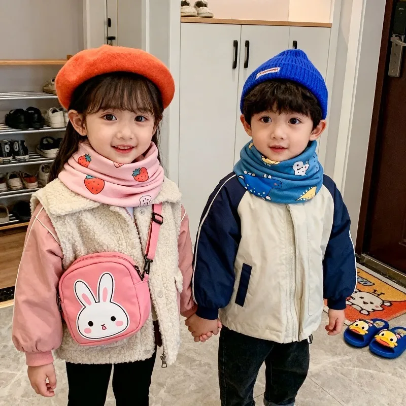 Baby-Winter-Halswärmer, weicher Fleece, winddichter Schal, nahtloser Halsrohr für Säuglinge, Kleinkinder, Kinder, Outdoor, gemütliche Thermo-Halsabdeckung