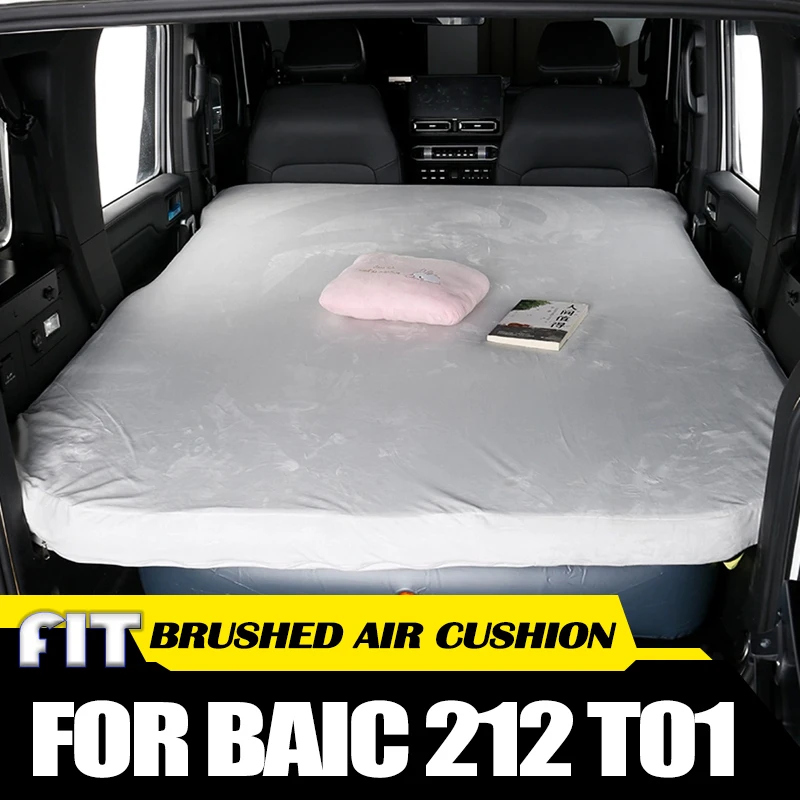 Auto gebürstetes Luftkissen passend für BAIC 212 T01 2024 2025, modifizierte automatische aufblasbare Schlafmatte, Campingbett, Autozubehör Image