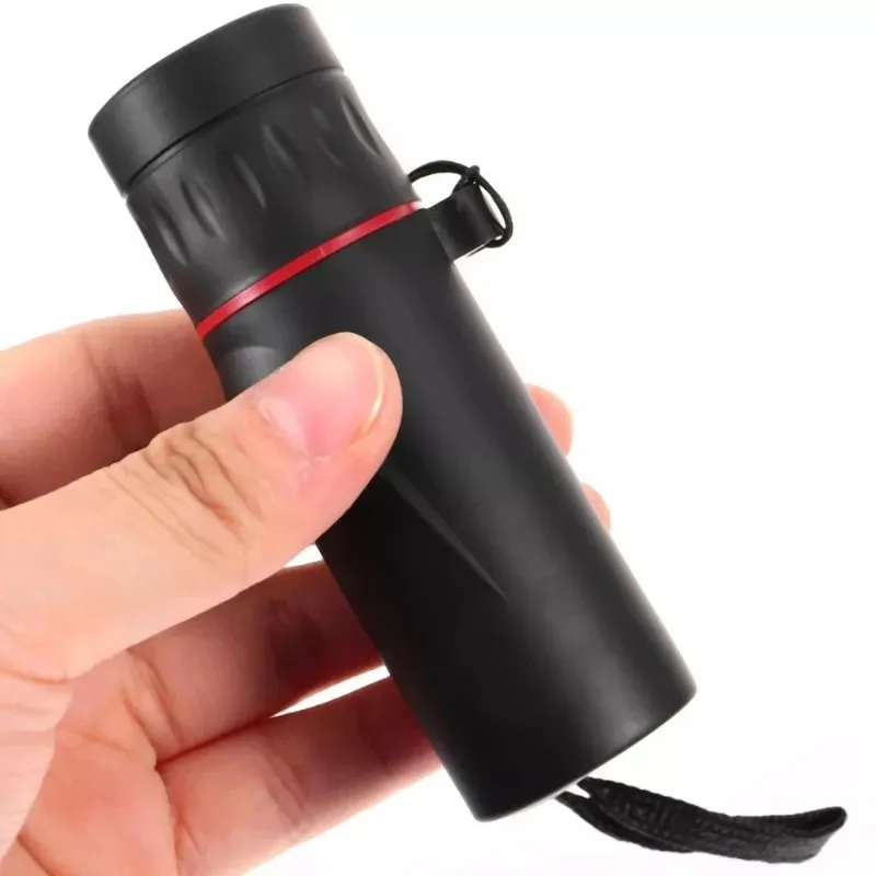 25-mm-HD-Monokular-Teleskop mit Telefonadapter – tragbares 2000-fach-Zoom-Zielfernrohr für Vogelbeobachtung, Jagd, Camping, Sicht bei schwachem Licht Image