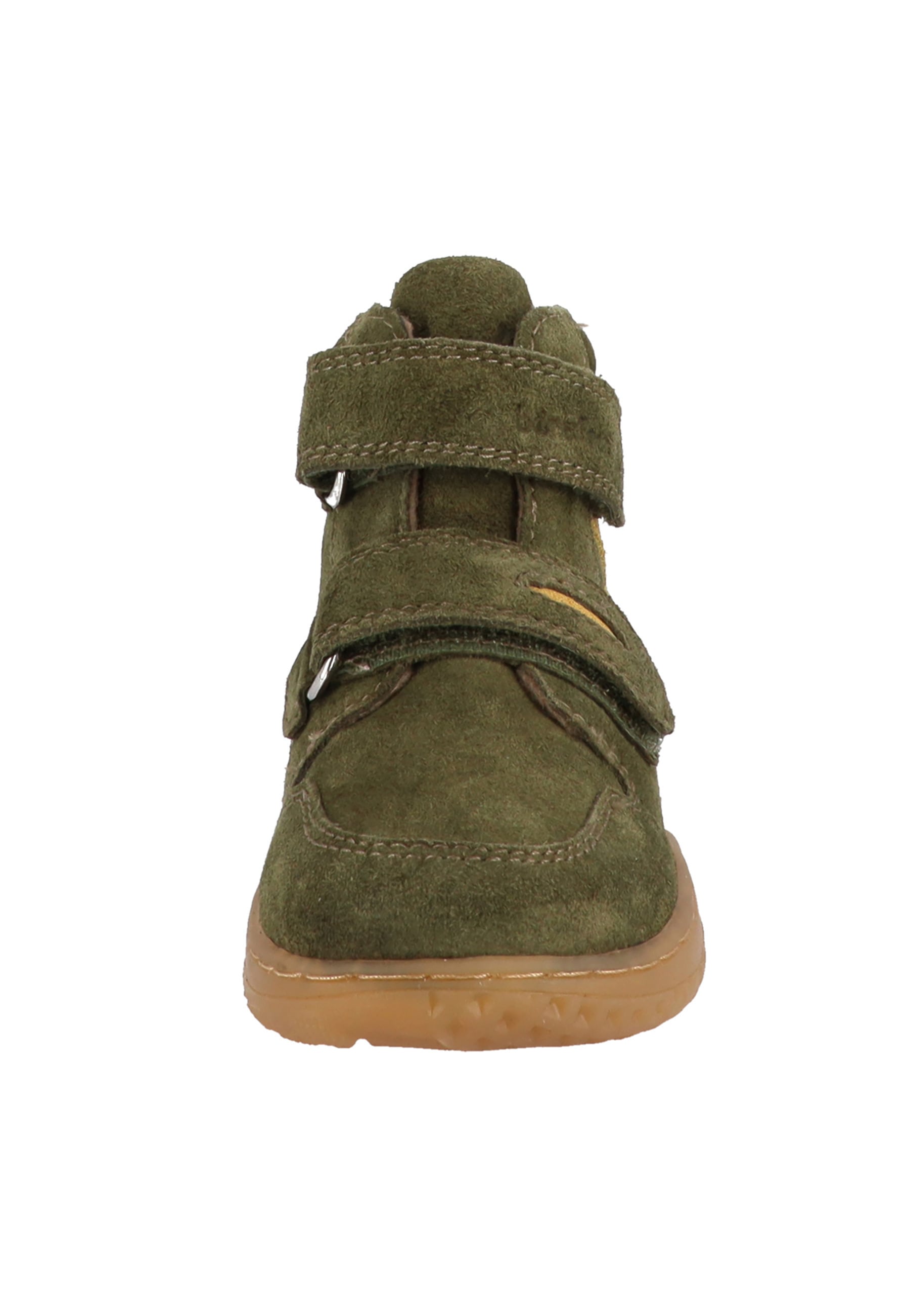 Stiefel LURCHI "Lurchi Samu Barefoot", Damen, Gr. 34, olive, Leder, Schuhe Stiefel