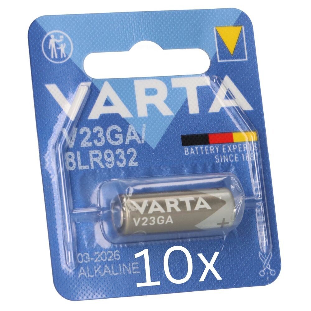 10x Varta Professional V23GA Alkaline 12V (10x 1er Blister) Image
