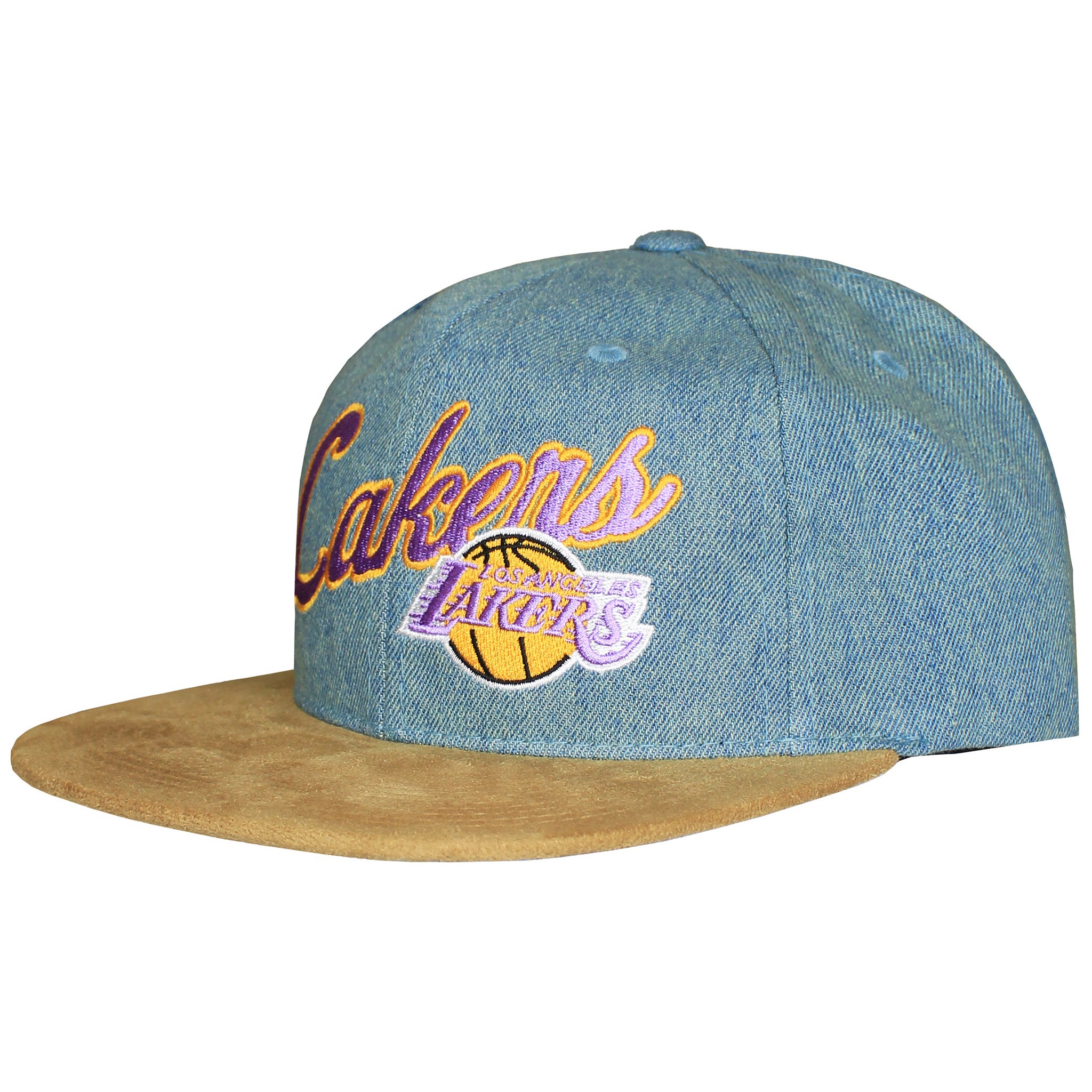 Mitchell & Ness NBA Los Angeles Lakers Schriftzug Cap Image