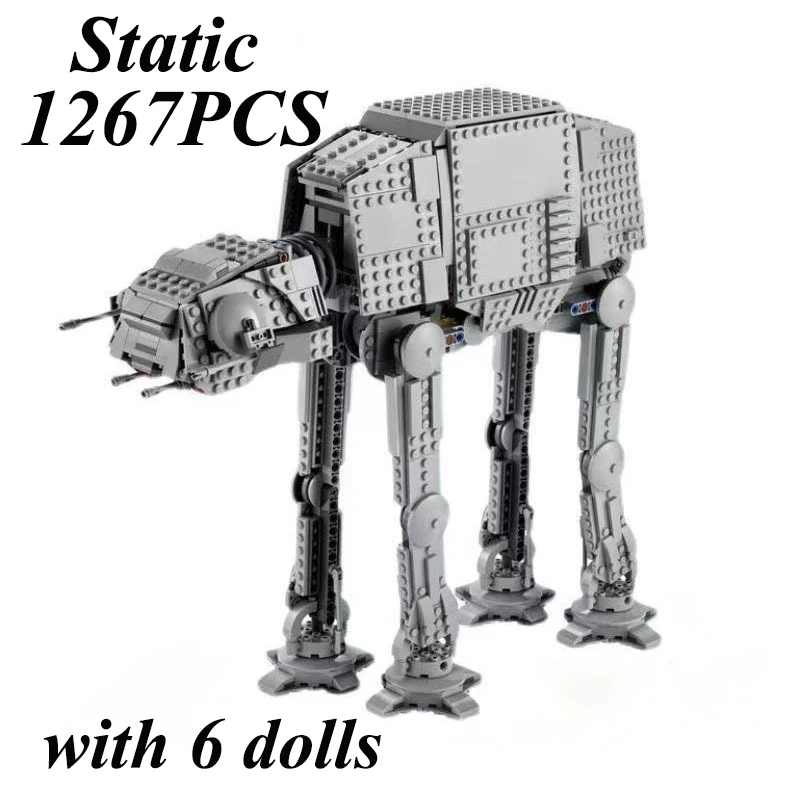 Space War AT-AT All-Terrain Armored Walker Transportroboter 75189 75288 10178 Gebäude Kind DIY Modell Spielzeug Geburtstag Image