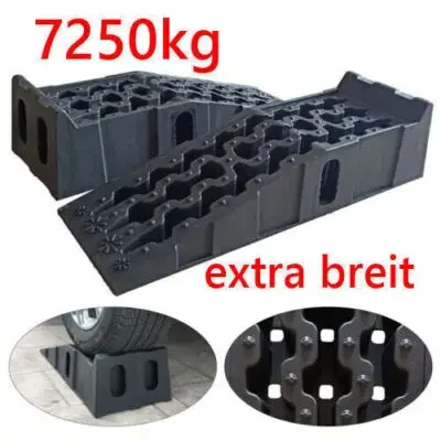 Paar 7-Tonnen-Heberampen für Autos, breites Rad, robuste, extra breite Autorampe Image