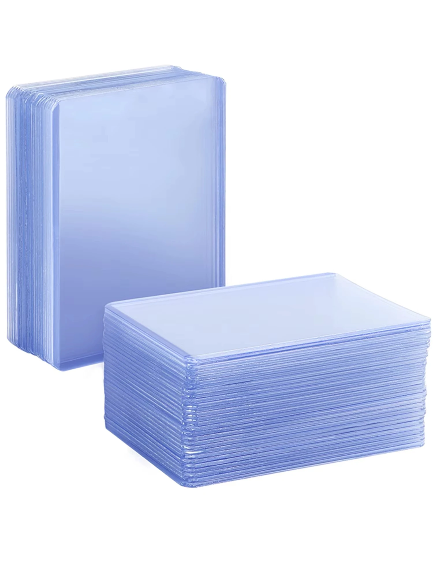 25PCS Transparent PVC Card Sleeves Game Card Hard Plastic Card Sleeves Card Protective Card Holder Trading Cards Case