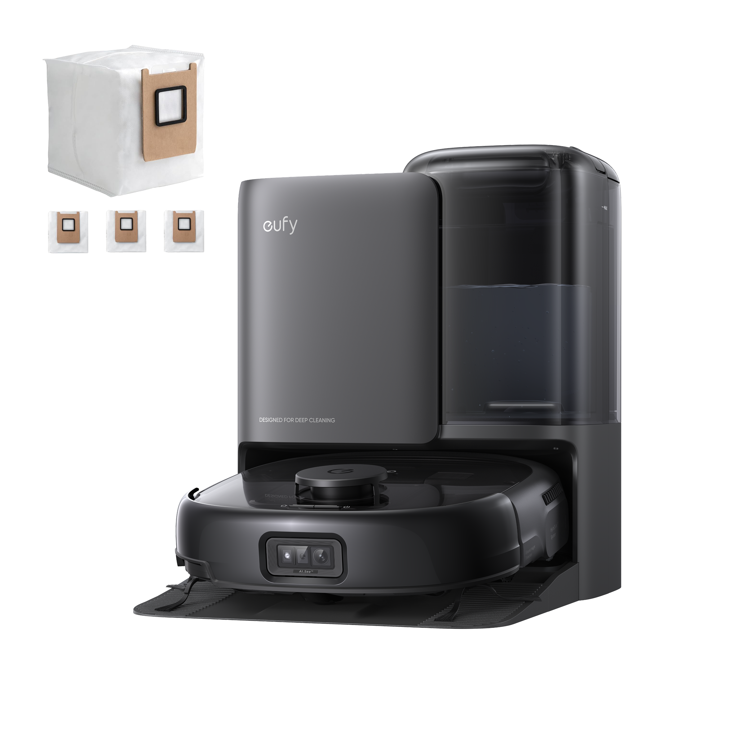 eufy Robot Vacuum Omni E25 with 3 Extra Dust Bags