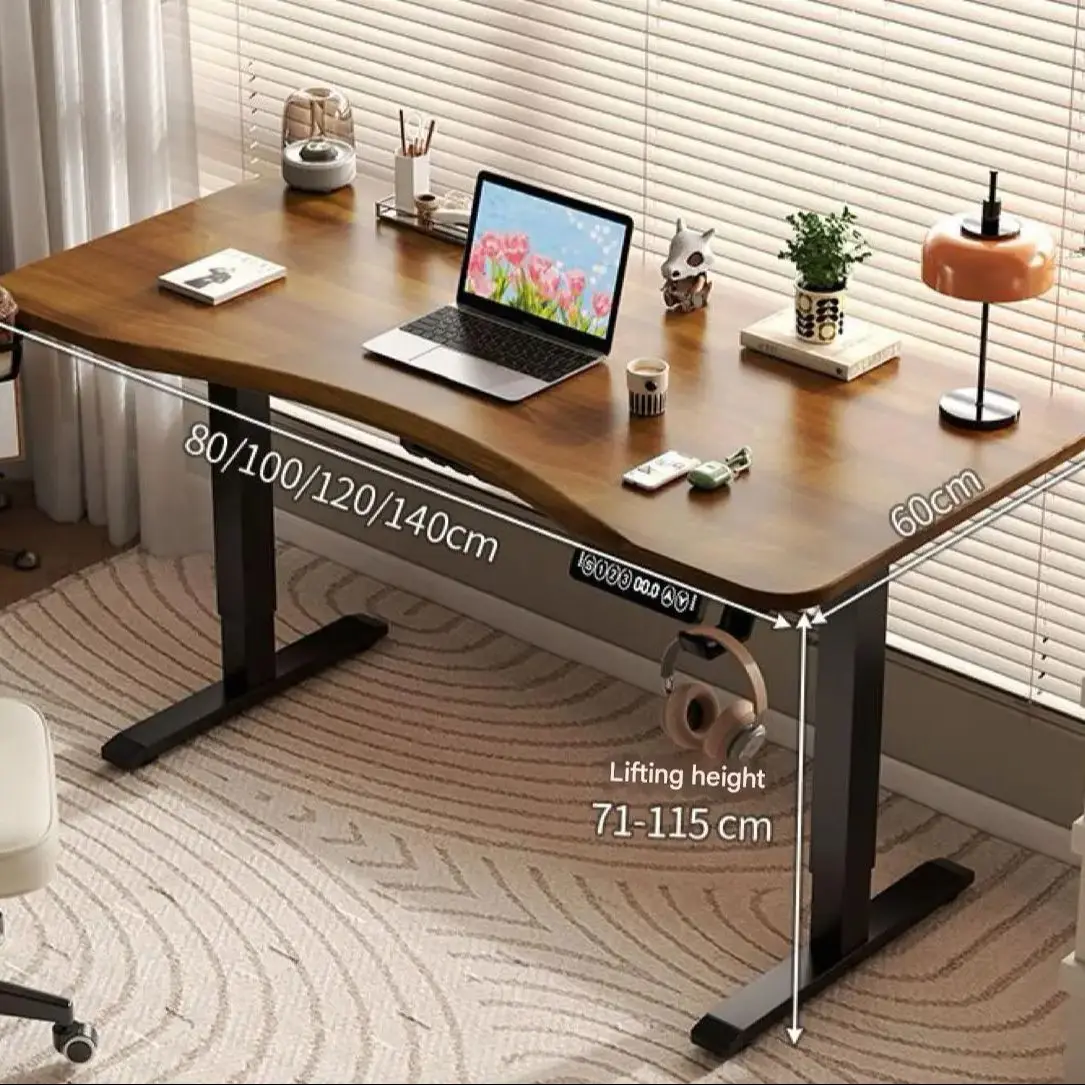 80/100/120/140 cm höhenverstellbarer Büro-Computertisch, Bewegungsstudium, Gaming-Tisch, Stehpult für den Heim- und Geschäftsgebrauch