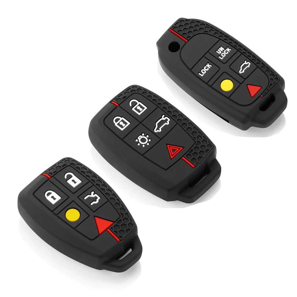 Auto Schlüssel Fall Abdeckung Auto Fob Halter Shell Für Volvo XC70 XC90 S40 S60 S90 S80 C30 C70 C70 V50 V70 V90 Auto Fob Auto Zubehör Image